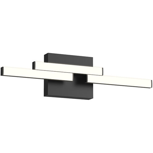Anello Minor LED 20.87 inch Black Bath Vanity Light Wall Light