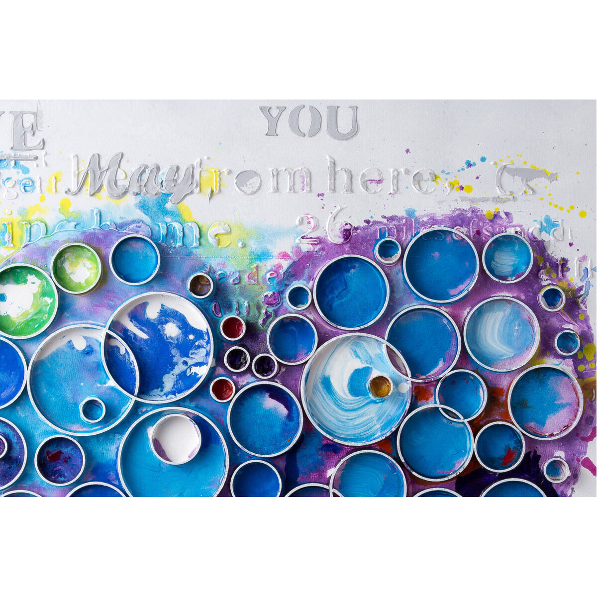 Work of Heart Blue Wall Art, Varaluz Casa