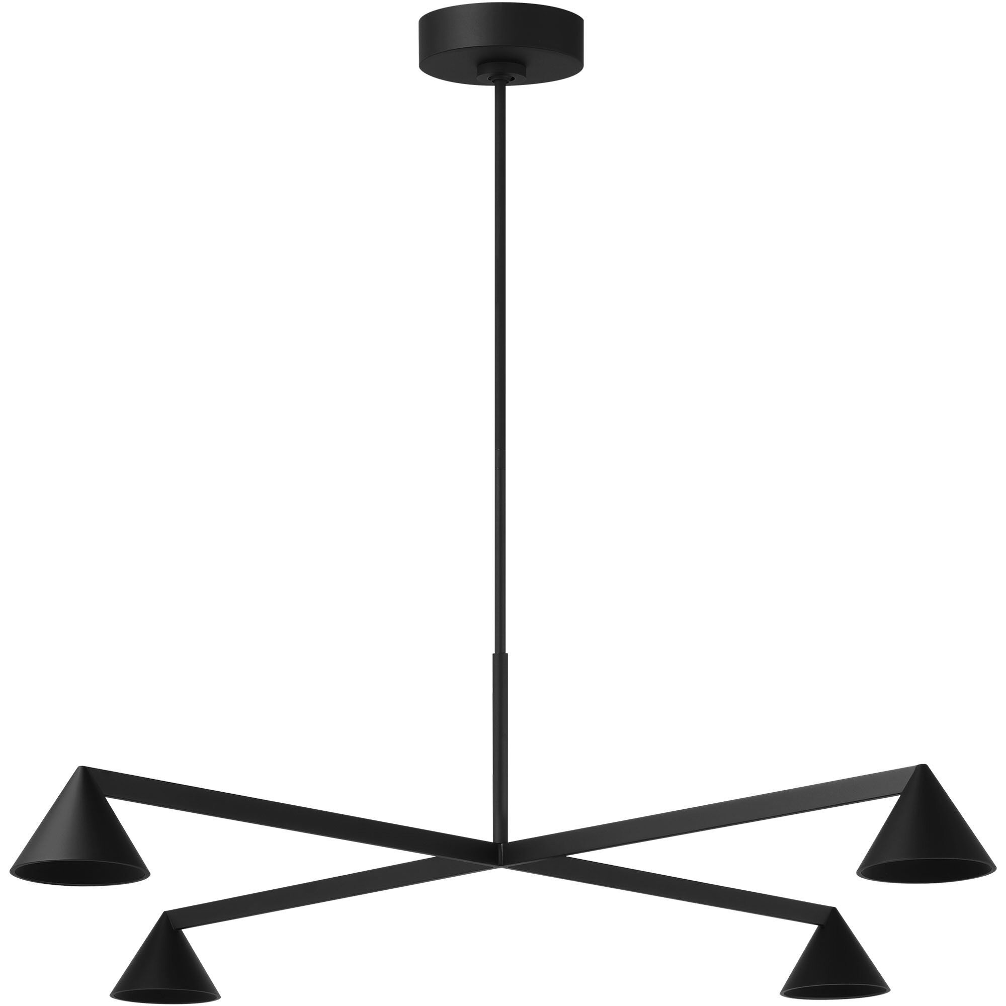 Sean Lavin Midrand LED 37.4 inch Nightshade Black Chandelier Ceiling Light