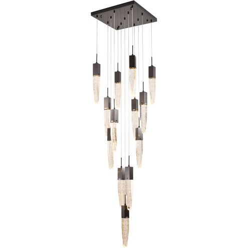 Canada 13 Light 20 inch Black Chandelier Ceiling Light