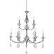 Canada 9 Light 30.5 inch Chrome Chandelier Ceiling Light