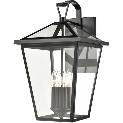 Sabana 4 Light 21 inch Black Outdoor Wall Sconce