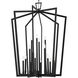 Abbotswell 16 Light Black Pendant Ceiling Light