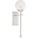 Medina 1 Light 6 inch Satin Nickel Wall Sconce Wall Light