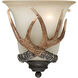 Yoho LED 9 inch Black Walnut Wall Light