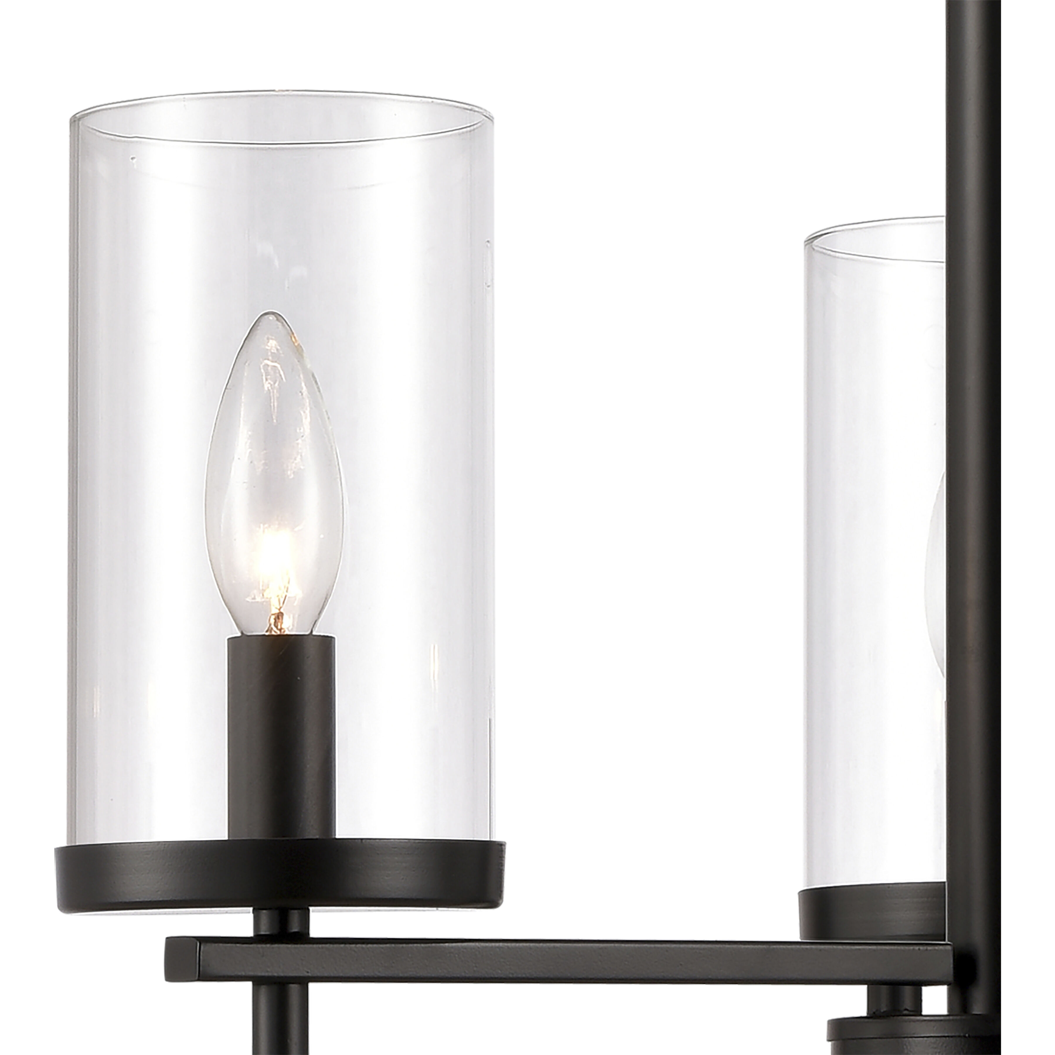 Oakland 3 Light 19 inch Black Chandelier Ceiling Light