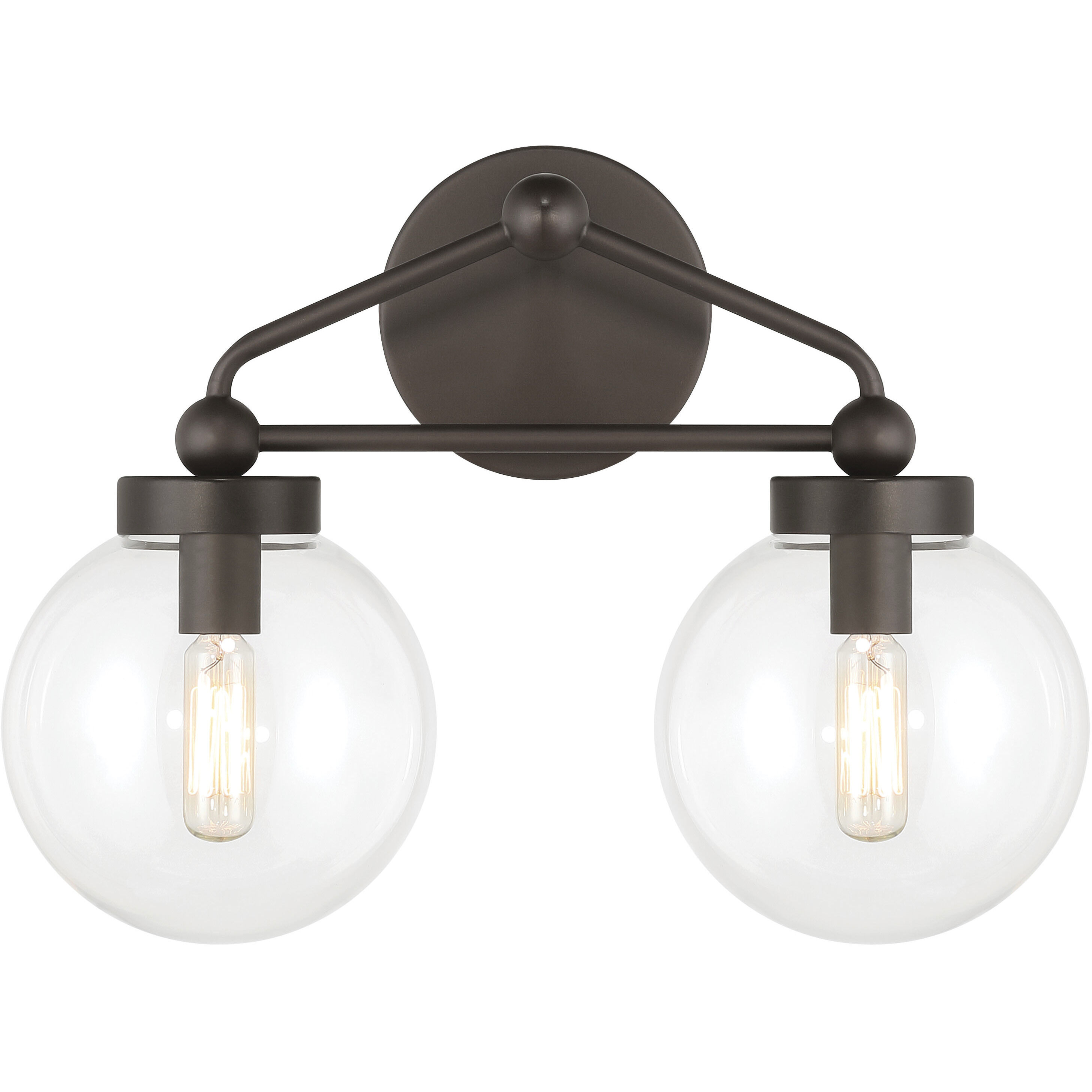 Stella 2 Light 14.75 inch Dark Bronze Vanity Light Wall Light