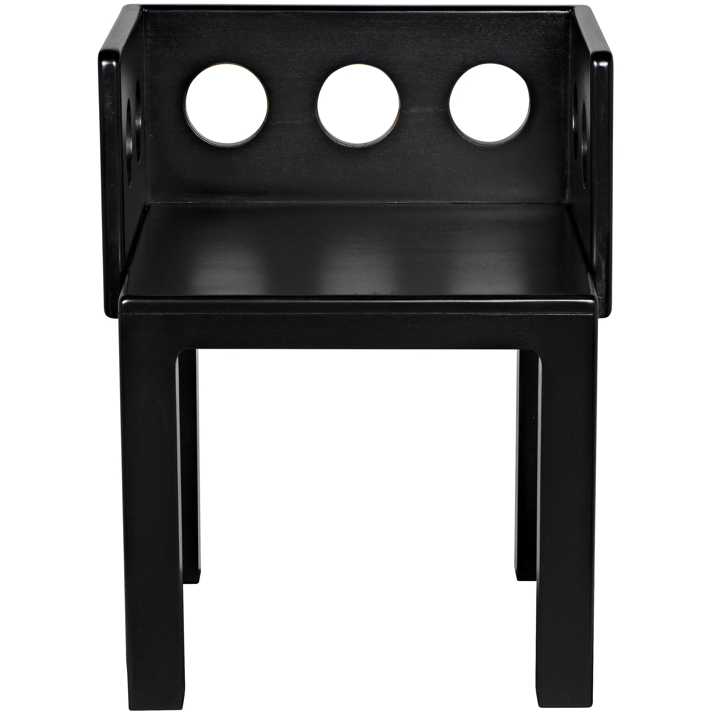 Elton Hand Rubbed Black Dining Chair