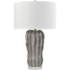 Genesee 27.5 inch 150 watt Gray Glazed Table Lamp Portable Light