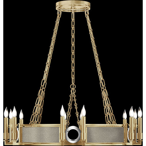 Mirage 12 Light 35.75 inch Gold Chandelier Ceiling Light