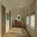 Esme 6 Light 22.5 inch Aged Brass Semi Flush Ceiling Light