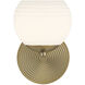 Moon Breeze 1 Light 6 inch Brushed Gold Wall Sconce Wall Light