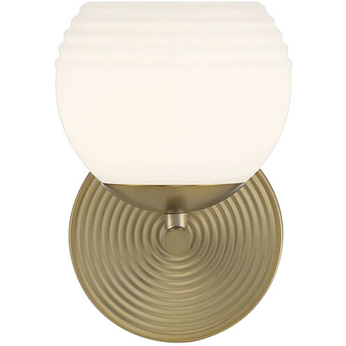 Moon Breeze 1 Light 6 inch Brushed Gold Wall Sconce Wall Light