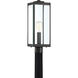 Westover 1 Light 21 inch Earth Black Outdoor Post Lantern