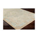 Cambridge 36 X 24 inch Aqua/Medium Gray/Wheat/Dark Brown/Cream Rugs, Rectangle