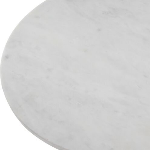 Midsummer 24 X 20 inch Antique Brass and Travertine Accent Table