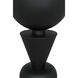 Nagozi 24 X 14 inch Matte Black Side Table