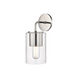 Lula 1 Light 5.25 inch Polished Nickel Wall Sconce Wall Light