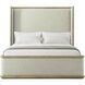 Catalina Dune US Queen Bed, Wooden, Upholstered
