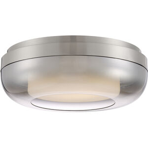 First Encounter Family LED 15 inch Brushed Nickel Flush Mount Ceiling Light