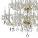 Traditional Crystal 16 Light 37 inch Polished Brass Chandelier Ceiling Light in Clear Hand Cut