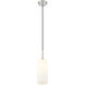 Monty 1 Light 5.25 inch Brushed Nickel Pendant Ceiling Light