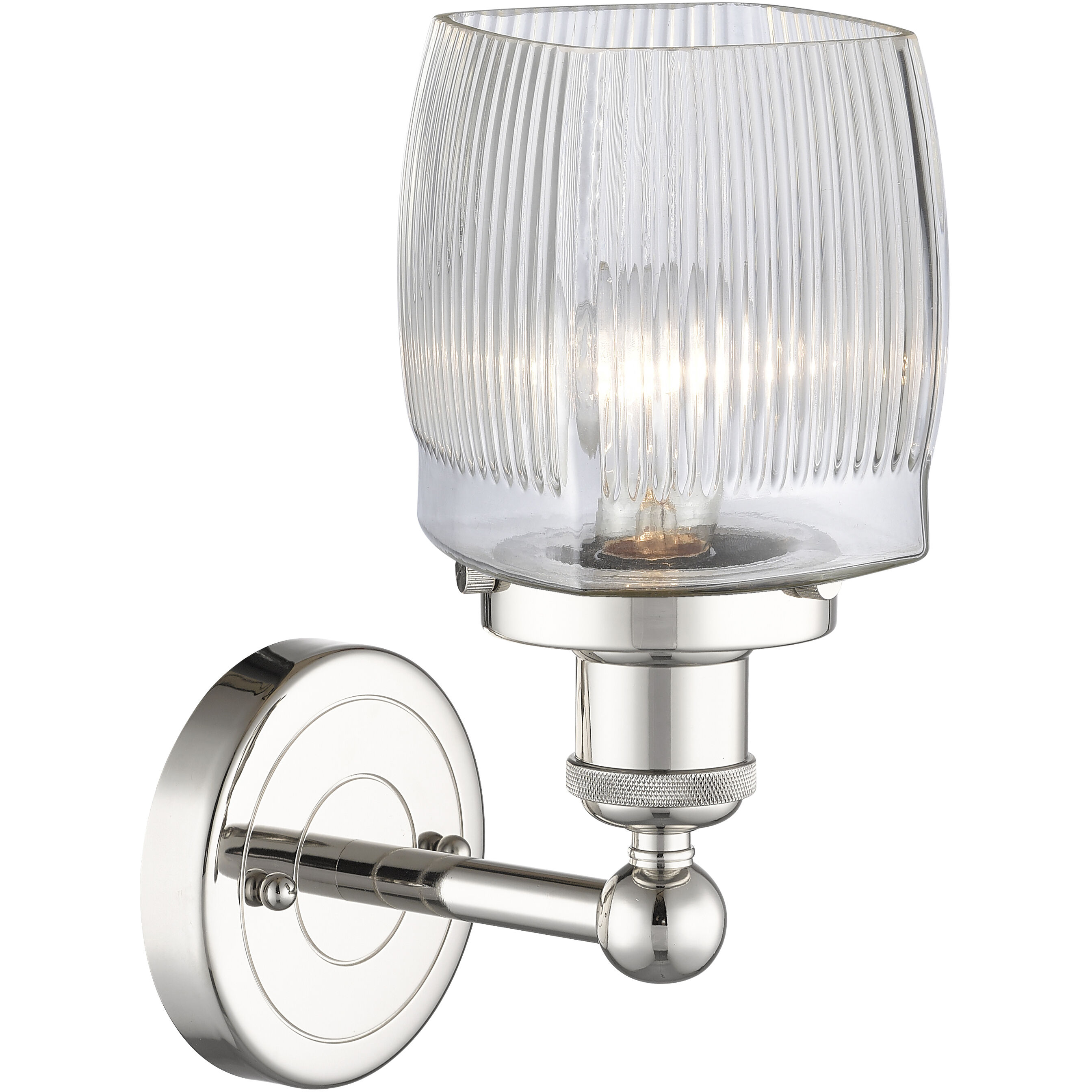 Colton Sconce Wall Light in Polished Nickel