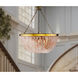 Flotsam 8 Light Brass Pendant Ceiling Light