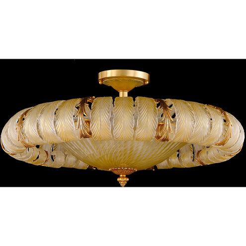 Mariner Luxury LED 36.22 inch French Gold Flush Mount Ceiling Light
