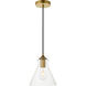 Gwynedd 1 Light 8 inch Brass Pendant Ceiling Light