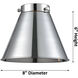 Franklin Restoration Appalachian LED 8 inch Polished Chrome Mini Pendant Ceiling Light, Franklin Restoration