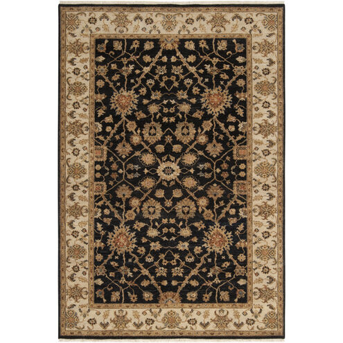 Cambridge 36 X 24 inch Black, Beige, Camel Rug