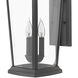Bromley Outdoor Wall Mount Lantern in Museum Black, Non-LED, Medium