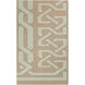 Alameda 36 X 24 inch Taupe, Seafoam, Khaki Rug