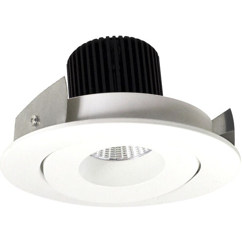 Iolite Matte Powder White Recessed Light in 3000K, 1000, Round Surface Gimbal