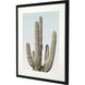 Pienaar Saguaro Green and Blue and Pink Framed Art