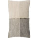 Bartram 22 X 14 inch Cream/Brown/Charcoal/Light Brown Lumbar Pillow in 14 x 22