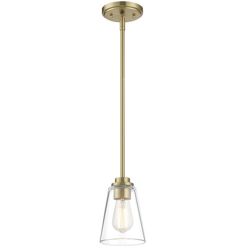Westin 1 Light 5 inch Brushed Gold Pendant Ceiling Light