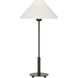 J. Randall Powers Hackney 23 inch 40 watt Bronze Table Lamp Portable Light in Linen