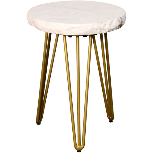 Galaxia 15.3 inch Brass Accent Table