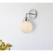 Hanson 1 Light 9 inch Polish Nickel Bath Sconce Wall Light