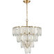 Curiosity 8 Light 20 inch Aged Brass Chandelier Ceiling Light