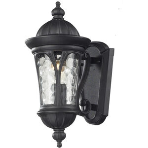 Doma 1 Light 14 inch Black Outdoor Wall Sconce
