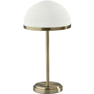 Juliana 21 inch 12.00 watt Antique Brass Table Lamp Portable Light