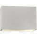 Ambiance 2 Light 12 inch Brushed Nickel ADA Wall Sconce Wall Light in Bisque, Incandescent