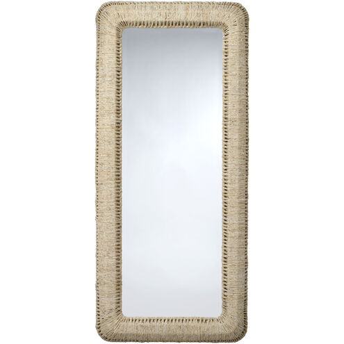 Hollis 76 X 34 inch Natural Cornhusk Floor Mirror