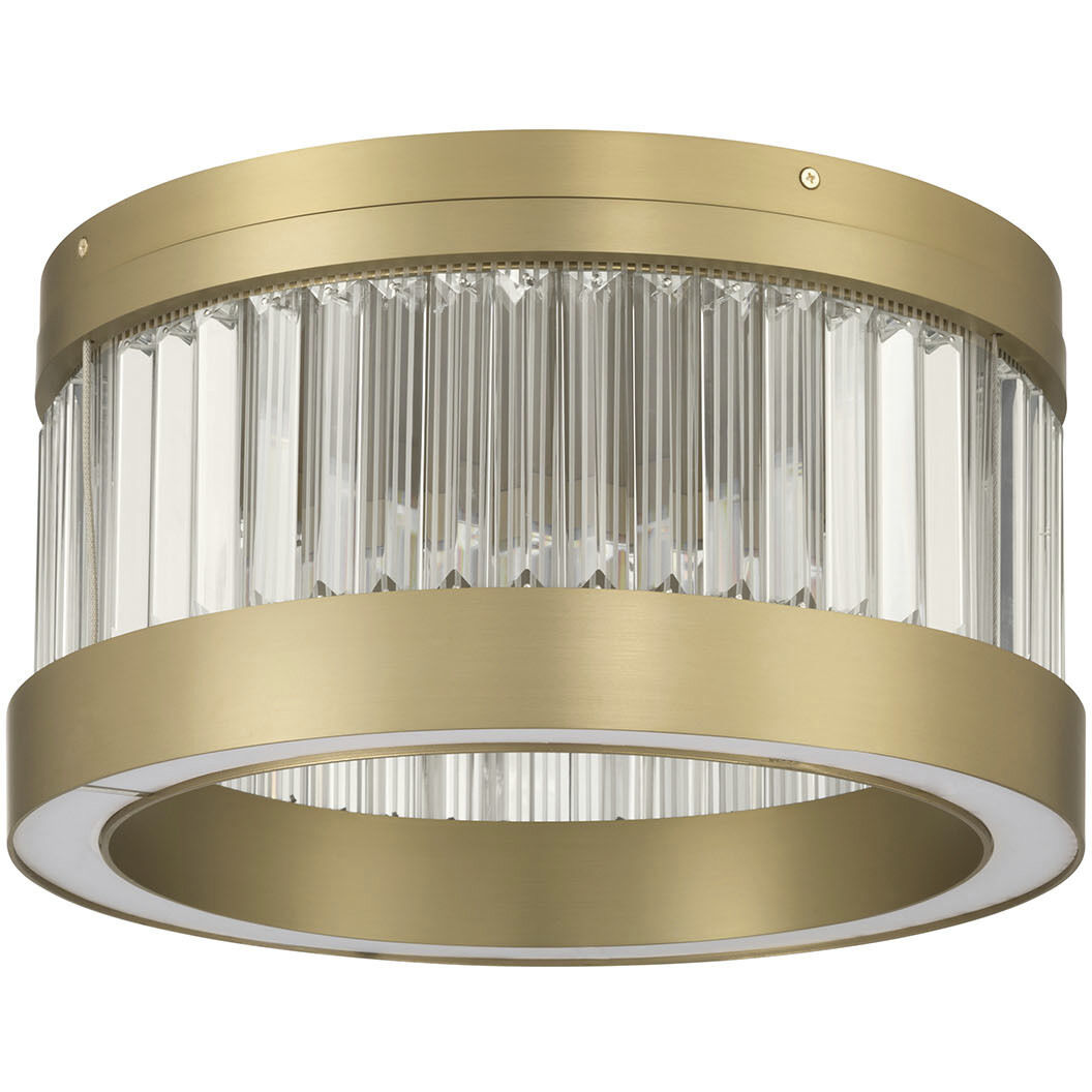 Empra LED 15.75 inch Gold Flush Mount Ceiling Light