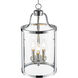 Payton 3 Light 9 inch Chrome Pendant Ceiling Light, Caged