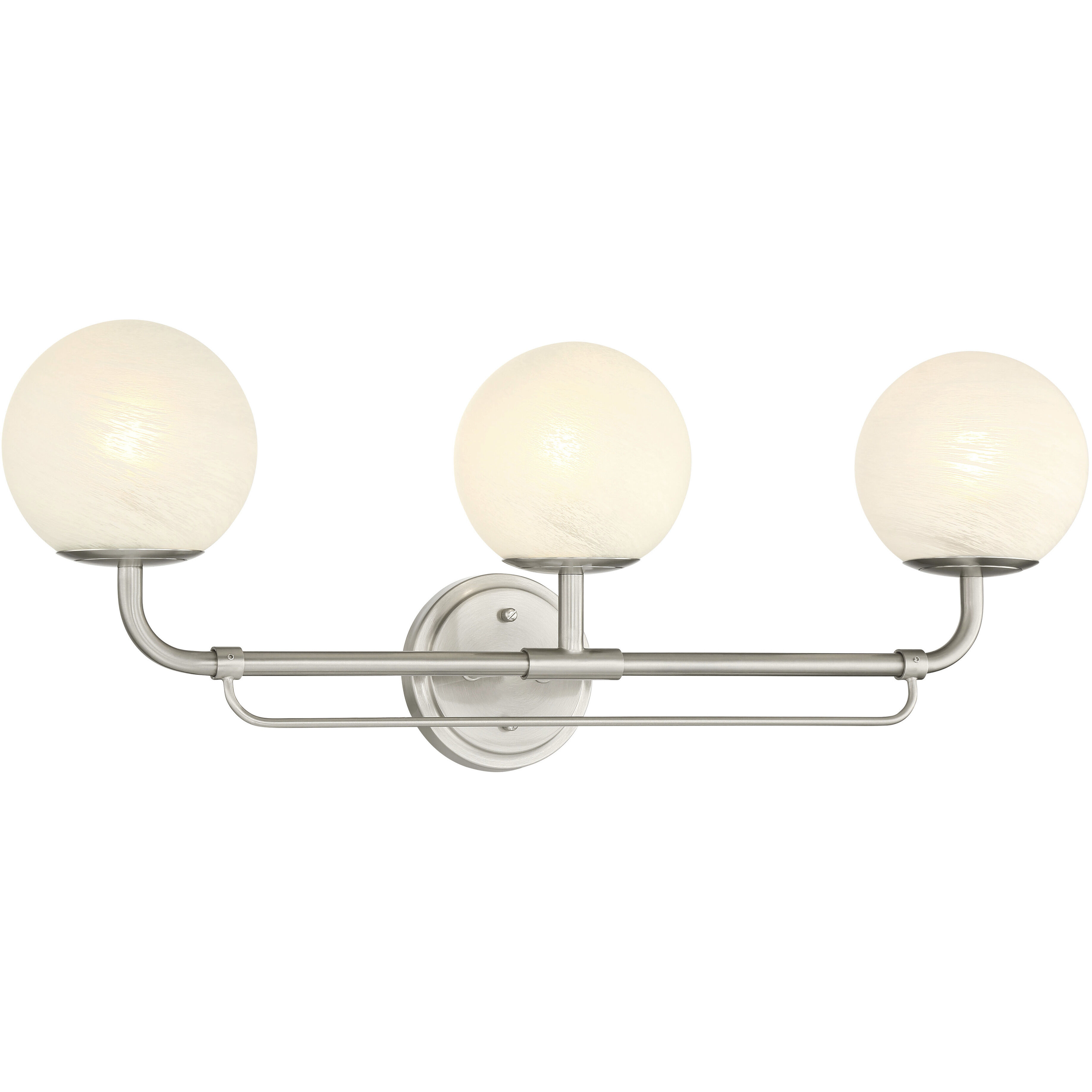 Whitehall 3 Light 28 inch Brushed Nickel Vanity Light Wall Light