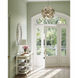 Lunaria 1 Light 21.5 inch Contemporary Silver Leaf Orb Chandelier Ceiling Light